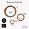 Set of 3 Grapevine Wreath Forms for DIY Crafts, Twig Branches, 11.5, 7, & 4.5 in